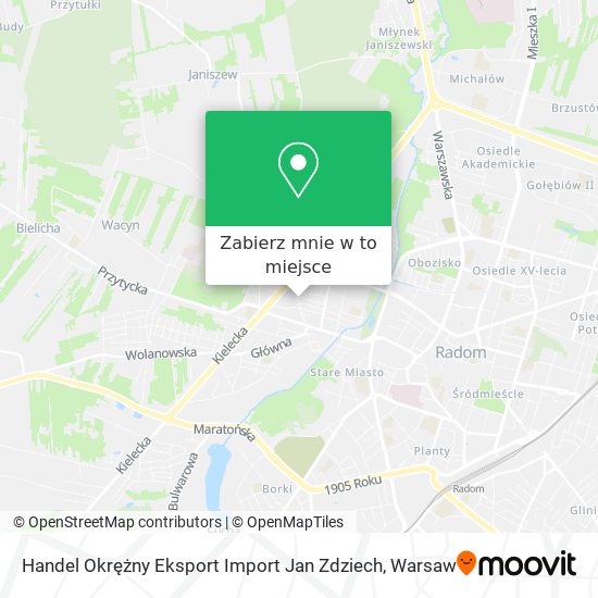 Mapa Handel Okrężny Eksport Import Jan Zdziech