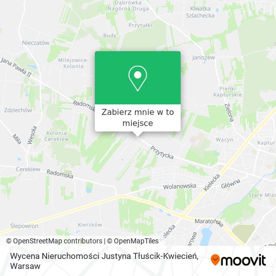 Mapa Wycena Nieruchomości Justyna Tłuścik-Kwiecień