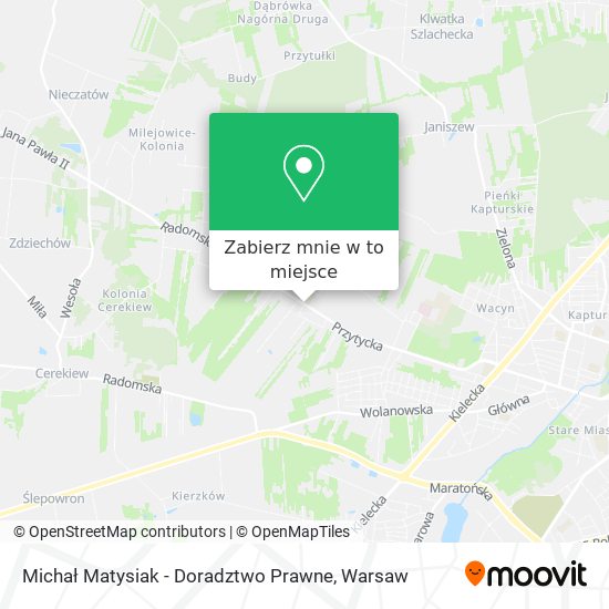 Mapa Michał Matysiak - Doradztwo Prawne