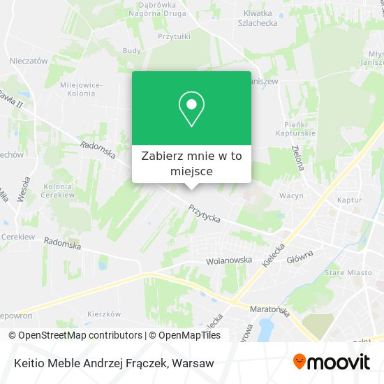 Mapa Keitio Meble Andrzej Frączek