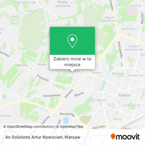 Mapa An Solutions Artur Nowocień