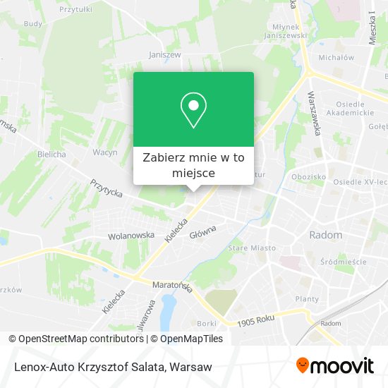 Mapa Lenox-Auto Krzysztof Salata