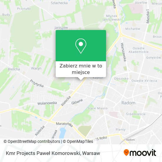 Mapa Kmr Projects Paweł Komorowski