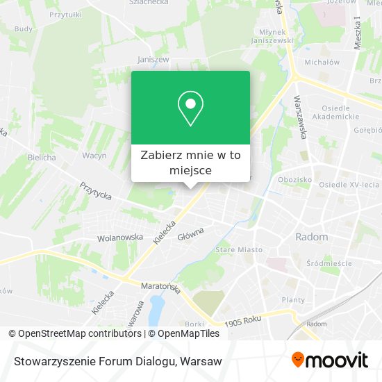 Mapa Stowarzyszenie Forum Dialogu