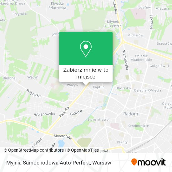 Mapa Myjnia Samochodowa Auto-Perfekt