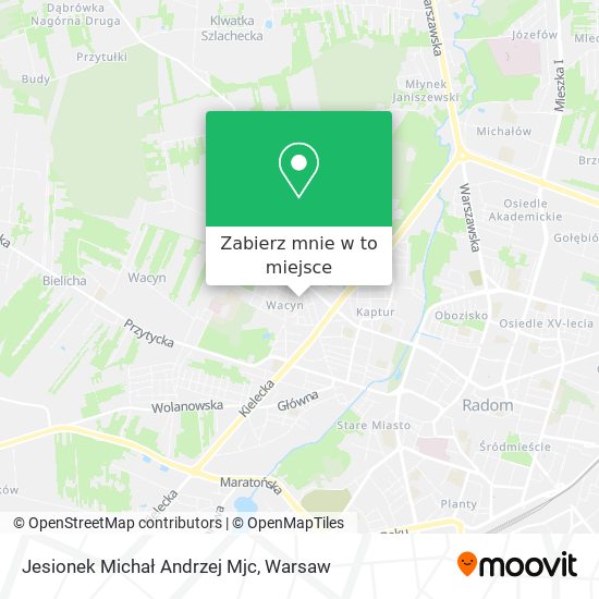 Mapa Jesionek Michał Andrzej Mjc