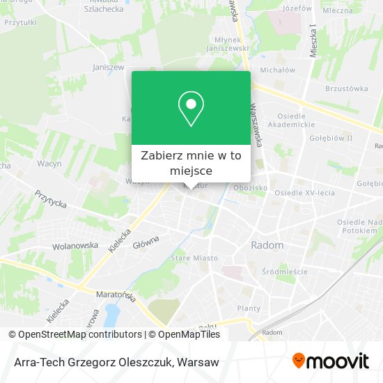 Mapa Arra-Tech Grzegorz Oleszczuk