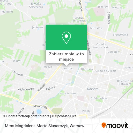 Mapa Mms Magdalena Marta Ślusarczyk