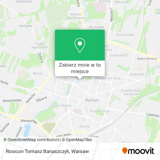 Mapa Rosicon Tomasz Banaszczyk