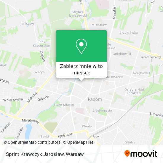 Mapa Sprint Krawczyk Jarosław