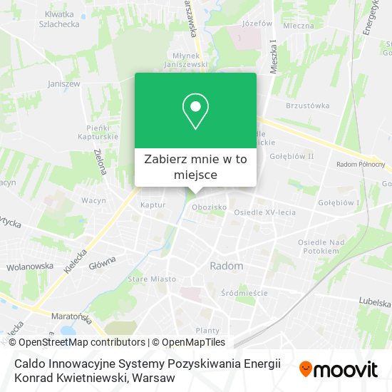 Mapa Caldo Innowacyjne Systemy Pozyskiwania Energii Konrad Kwietniewski