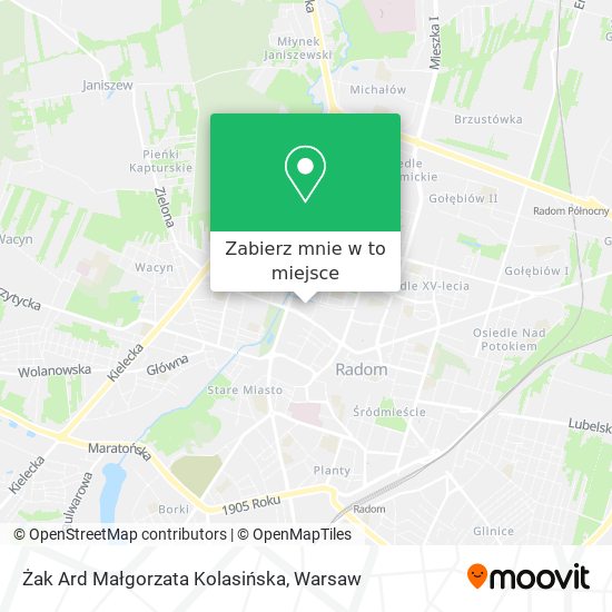 Mapa Żak Ard Małgorzata Kolasińska