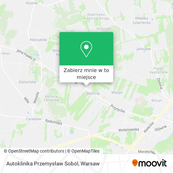 Mapa Autoklinika Przemysław Soból