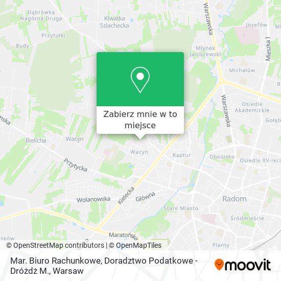 Mapa Mar. Biuro Rachunkowe, Doradztwo Podatkowe - Dróżdż M.