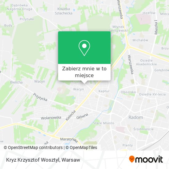 Mapa Kryz Krzysztof Wosztyl