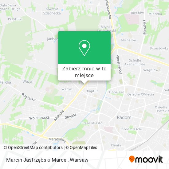 Mapa Marcin Jastrzębski Marcel