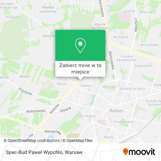 Mapa Spec-Bud Paweł Wypchło