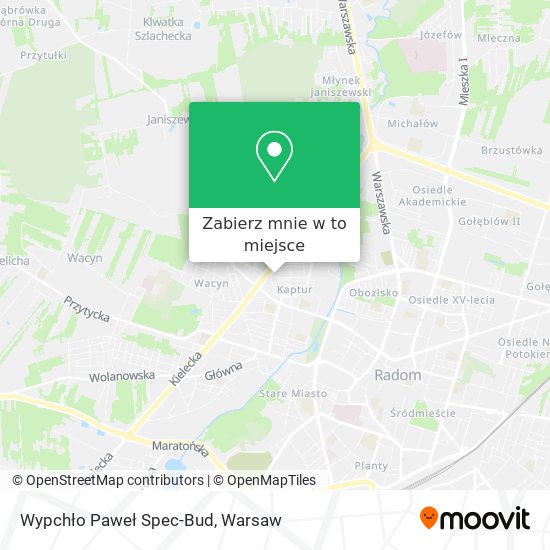 Mapa Wypchło Paweł Spec-Bud