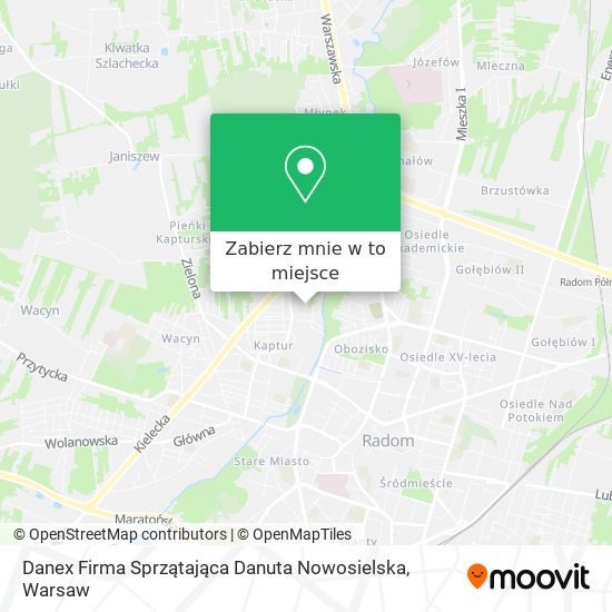 Mapa Danex Firma Sprzątająca Danuta Nowosielska