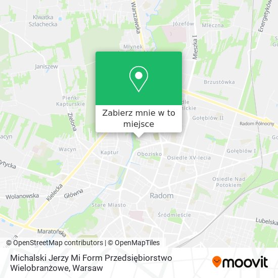 Mapa Michalski Jerzy Mi Form Przedsiębiorstwo Wielobranżowe