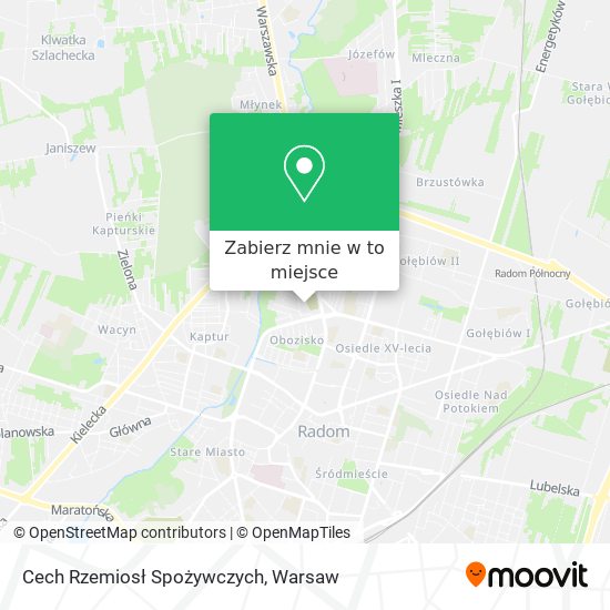 Mapa Cech Rzemiosł Spożywczych