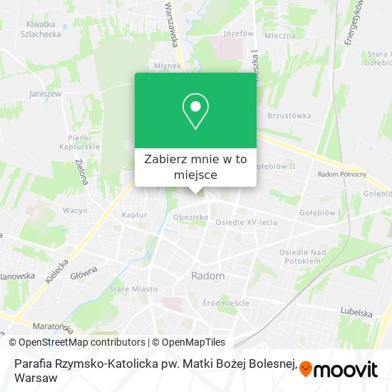 Mapa Parafia Rzymsko-Katolicka pw. Matki Bożej Bolesnej