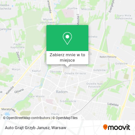 Mapa Auto Grajt Grzyb Janusz