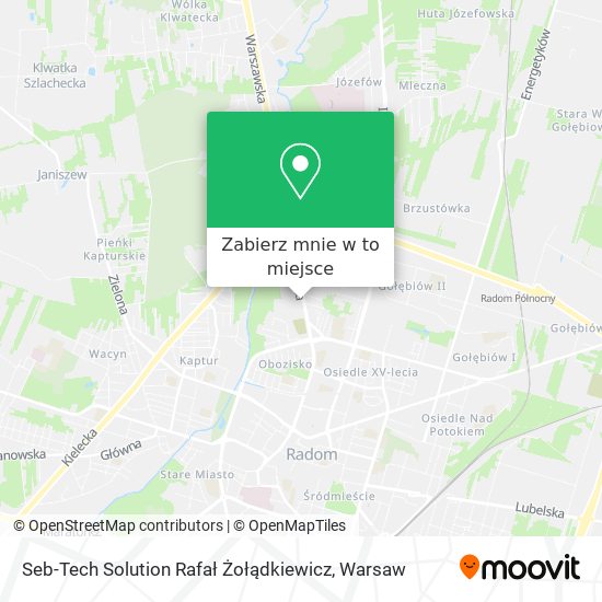 Mapa Seb-Tech Solution Rafał Żołądkiewicz