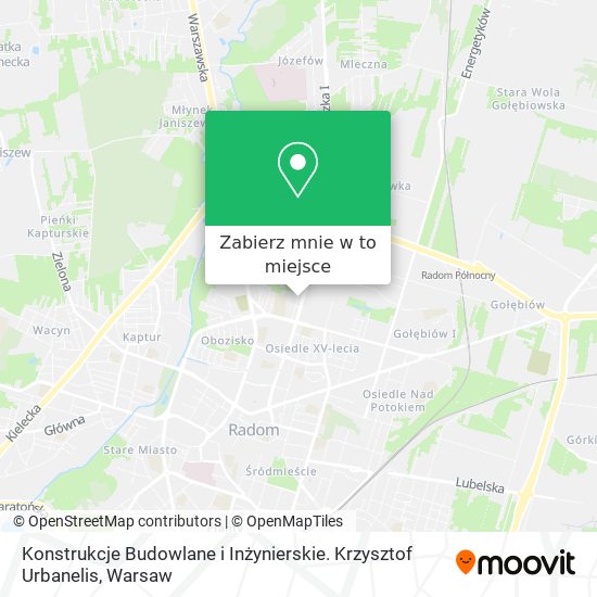 Mapa Konstrukcje Budowlane i Inżynierskie. Krzysztof Urbanelis