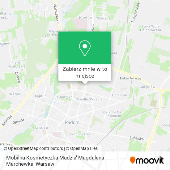 Mapa Mobilna Kosmetyczka Madzia' Magdalena Marchewka