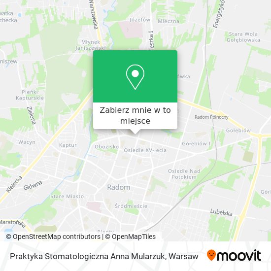 Mapa Praktyka Stomatologiczna Anna Mularzuk