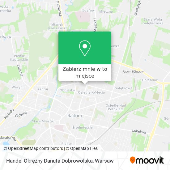 Mapa Handel Okrężny Danuta Dobrowolska