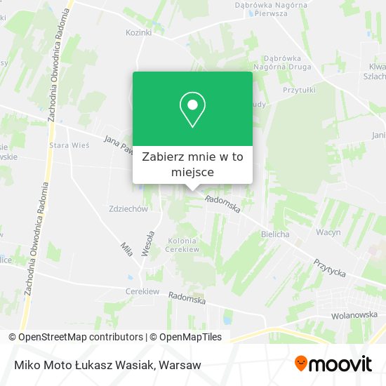 Mapa Miko Moto Łukasz Wasiak