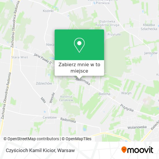 Mapa Czyścioch Kamil Kicior