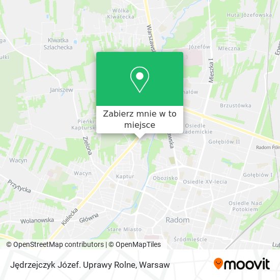 Mapa Jędrzejczyk Józef. Uprawy Rolne