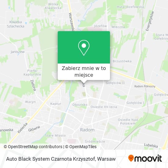 Mapa Auto Black System Czarnota Krzysztof