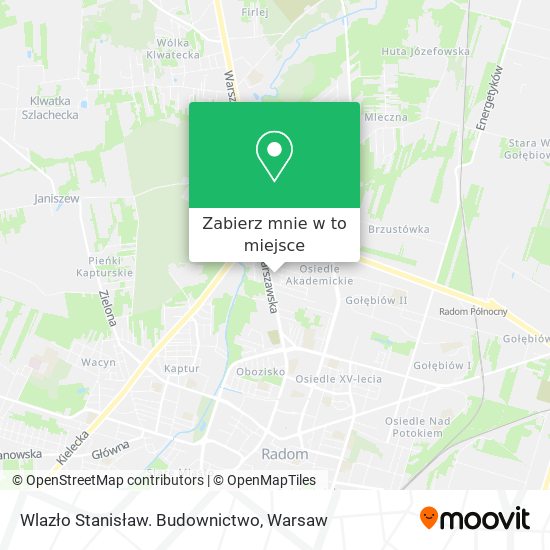 Mapa Wlazło Stanisław. Budownictwo