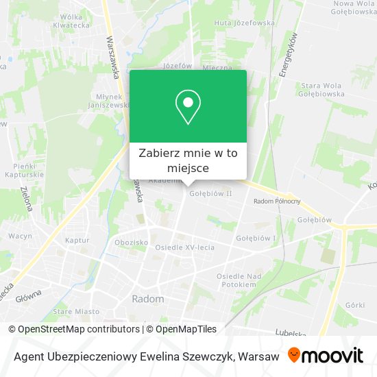 Mapa Agent Ubezpieczeniowy Ewelina Szewczyk