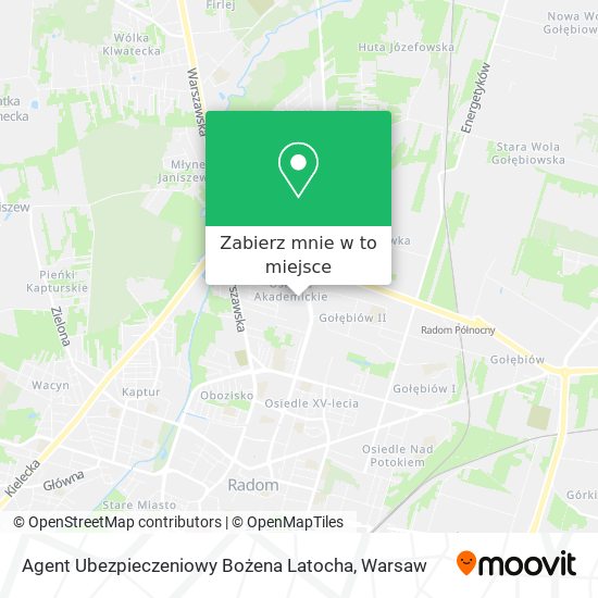 Mapa Agent Ubezpieczeniowy Bożena Latocha