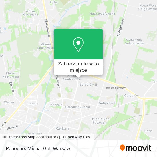 Mapa Panocars Michał Gut