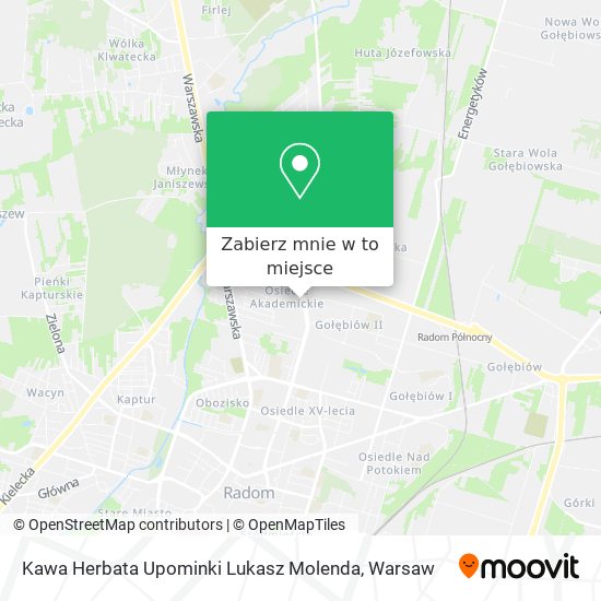 Mapa Kawa Herbata Upominki Lukasz Molenda