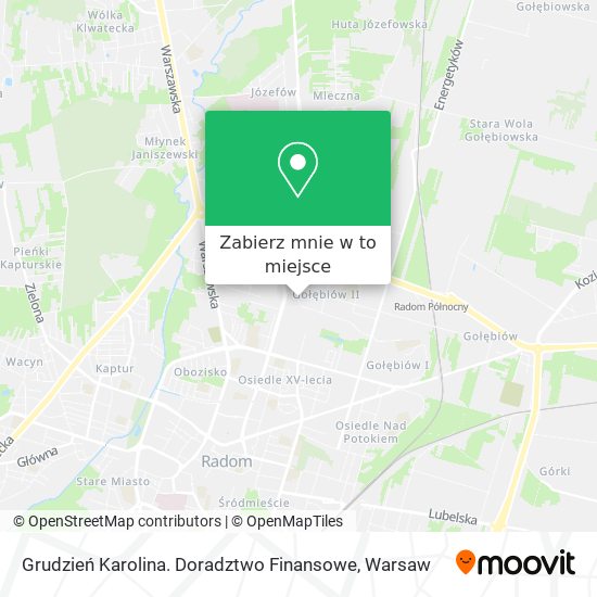 Mapa Grudzień Karolina. Doradztwo Finansowe