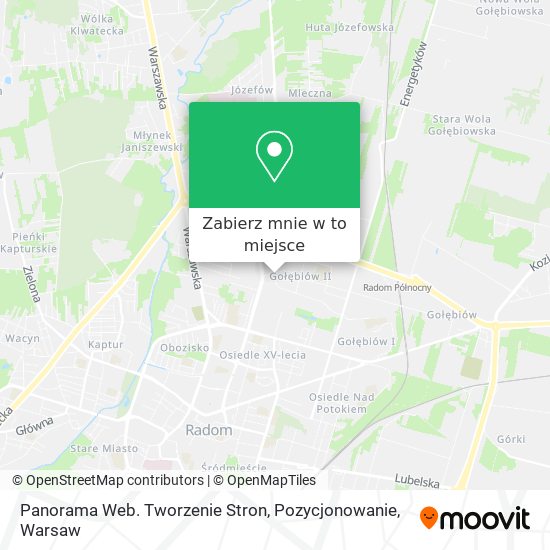 Mapa Panorama Web. Tworzenie Stron, Pozycjonowanie