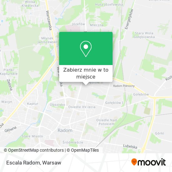 Mapa Escala Radom