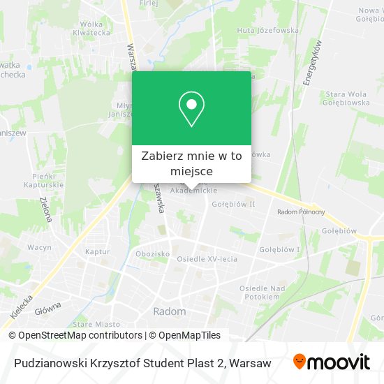 Mapa Pudzianowski Krzysztof Student Plast 2