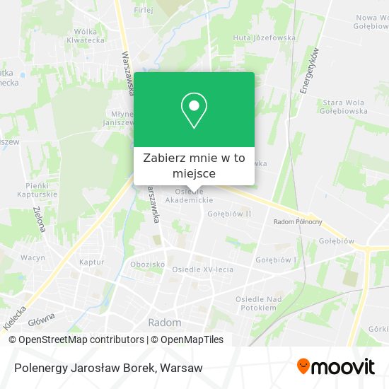 Mapa Polenergy Jarosław Borek