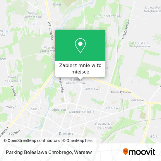 Mapa Parking Bolesława Chrobrego