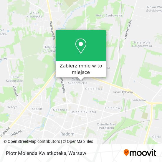 Mapa Piotr Molenda Kwiatkoteka