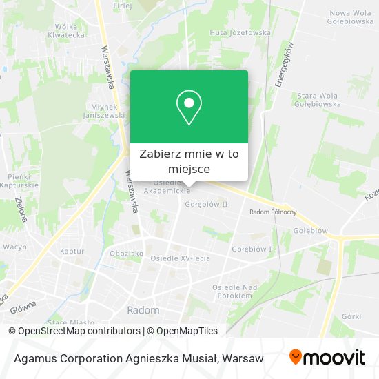 Mapa Agamus Corporation Agnieszka Musiał