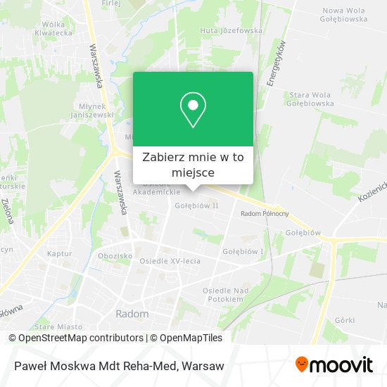 Mapa Paweł Moskwa Mdt Reha-Med